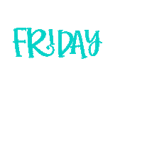 days of the week friday Sticker