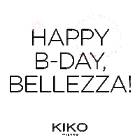 Happy Birthday Beauty Sticker by KIKO Milano
