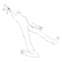 Ghost Flying Sticker