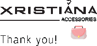 XristianaAccesssories shopping shop bag store Sticker