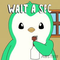 Penguin Spraying GIF by Abster