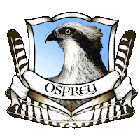 boisestatehonors osprey house osprey Sticker