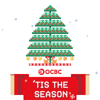 Christmas Tree Sticker by OCBC Bank