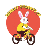 Sunday Streets Sticker by LivableCity