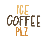 Iced Coffee Please Sticker
