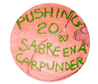 Singular Act Ii Pushing 20 Sticker by Sabrina Carpenter