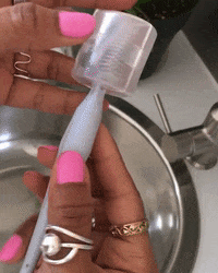 Hairbrush Edges GIF by baby tress