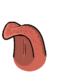 Tongue Piercing Sticker