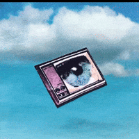 Collage Art Clouds GIF