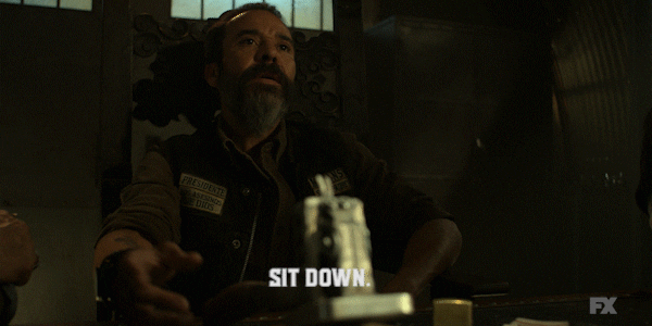 Sit Down Fx GIF by Mayans M.C.