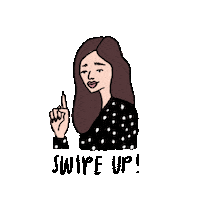 Swipe Up Sticker by Alexandra Gater