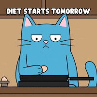 Blue Cat Temptation GIF