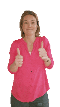 femkevanhouwelingen good thumbsup thumbs goed Sticker