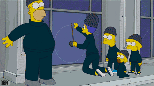 Stealing The Simpsons GIF