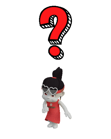 Question Mark What Sticker by Zhotcita