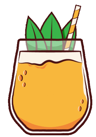 nickelodeonhotels drink nickelodeon spongebob pineapple Sticker