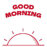 Good Morning Sun Sticker by Monocoque Design