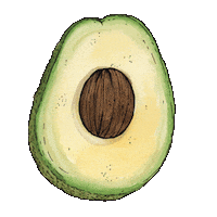 FratelliOrsero summer tropical avocado guacamole Sticker