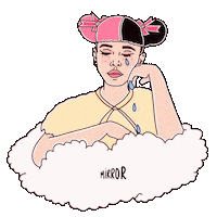 Melanie Martinez Crybaby Sticker by Mirror
