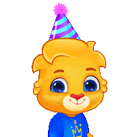 Happy Birthday Fun Sticker by Lucas and Friends by RV AppStudios