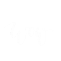 Lettering Wow Sticker