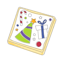 Merry Christmas Sticker by Sweetness