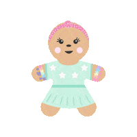 Christmas Decoration Gingerbread Sticker by shopparkandbeach