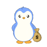 Give Let Me In Sticker by Pudgy Penguins