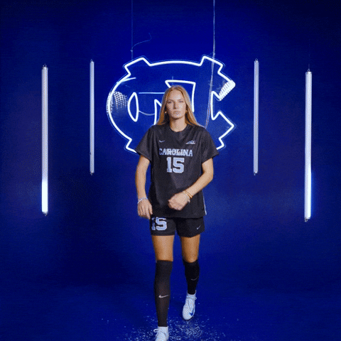 University Of North Carolina Soccer GIF by UNC Tar Heels