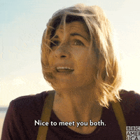 Nice To Meet You Doctor Who GIF by BBC America
