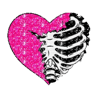 Heart Glitter Sticker