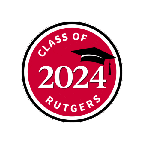 Class Of 2024 Rutgers Graduation Sticker by Rutgers University