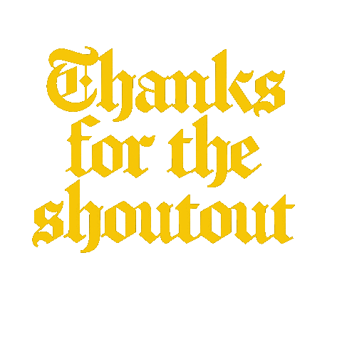 Thanks Thank You Sticker by Deadlyie