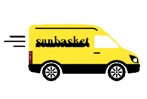 sunbasketmeals car travel cars delivery Sticker