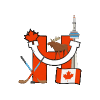Hockey Canada Sticker by Happy&Co.