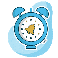 Time Clock Sticker by myHQ
