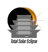 Solar Eclipse Pagoda Sticker by Purdue University
