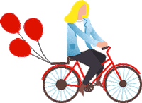mella_cheeba bike mellacheeba Sticker