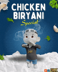 Chicken Biryani GIF by Zhot