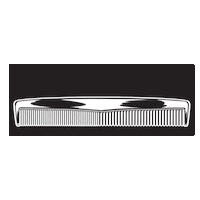 Slickgorilla hair care hair style hair cut comb Sticker