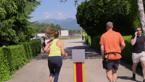 The Amazing Race Running GIF by CBS