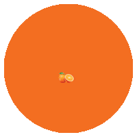 Orange Lemongrass Sticker by Nail Alliance