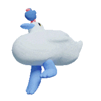 Excited 3D Sticker