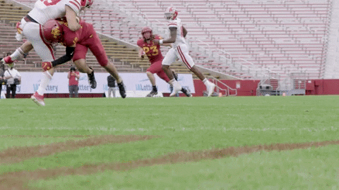 Eisworth Big Hit GIF by CyclonesTV