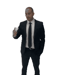 Right Here Pointer Sticker by TheMacnabs