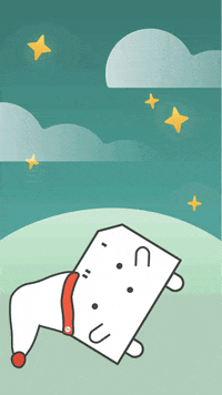 Punchcard tired sleepy goodnight punchy GIF