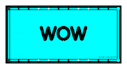Neon Wow Sticker
