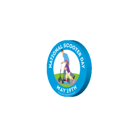 MicroKickboard giphyupload may scooter micro Sticker
