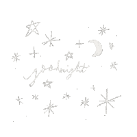 おやすみなさい Good Night Sticker