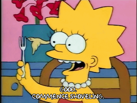 Season 1 Eating GIF by The Simpsons